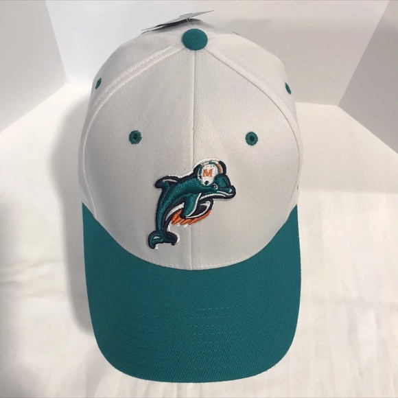Miami Dolphins NFL Reebok On Field Throwback L/XL Flexfit Fitted Cap Hat… - Picture 2 of 6